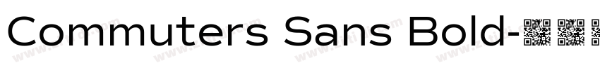 Commuters Sans Bold字体转换